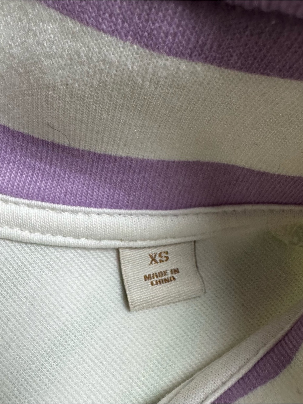 Scotch & Soda Women's Relaxed Half-Zip Sweatshirt In Stripe Size: XS - Picture 9 of 13